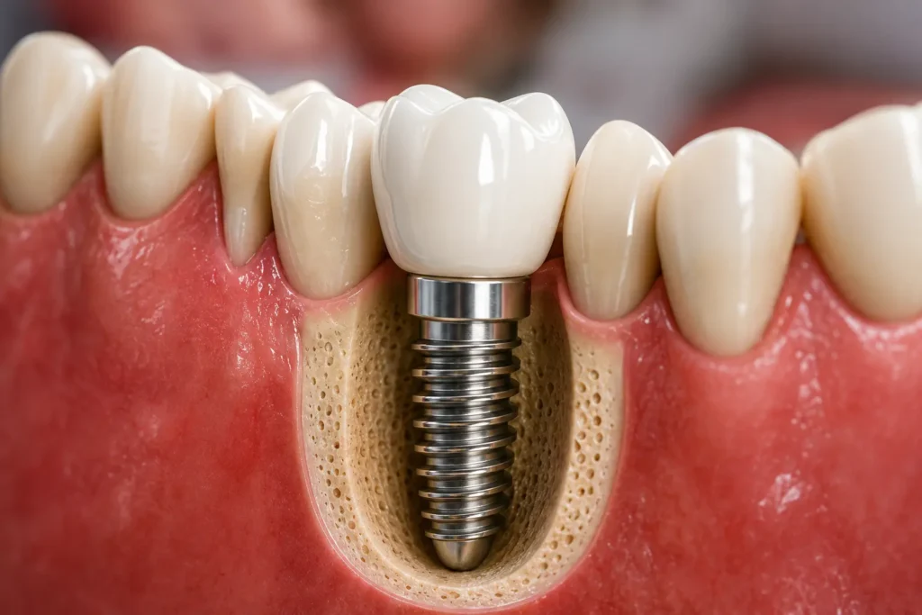 Single dental implant restoration at Bromley Smiles Dental Practice