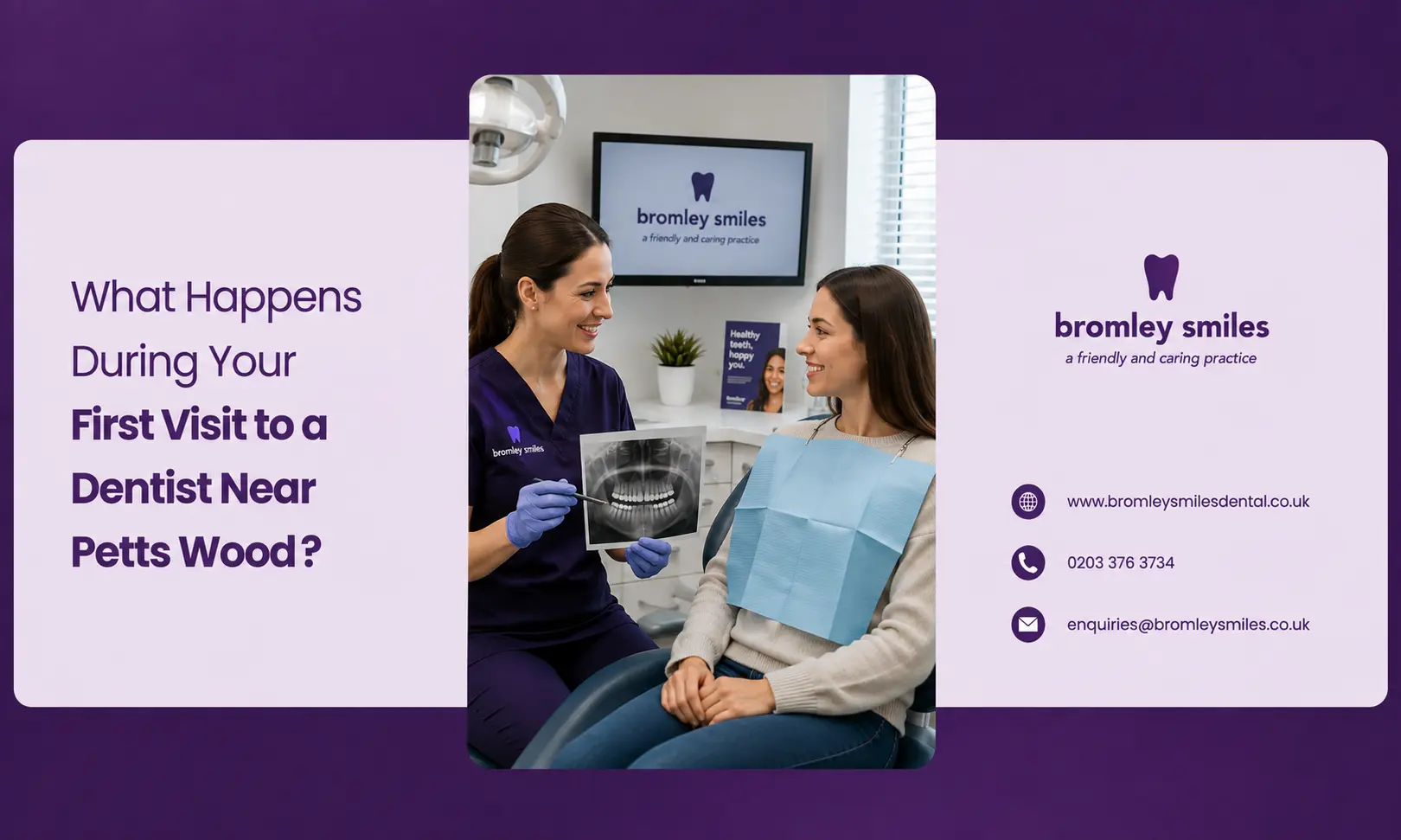 New patient dental consultation at Bromley Smiles Dental near Petts Wood in Bromley Kent
