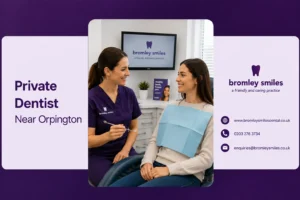 Private dental clinic near Orpington at Bromley Smiles Dental on High Street Bromley Kent