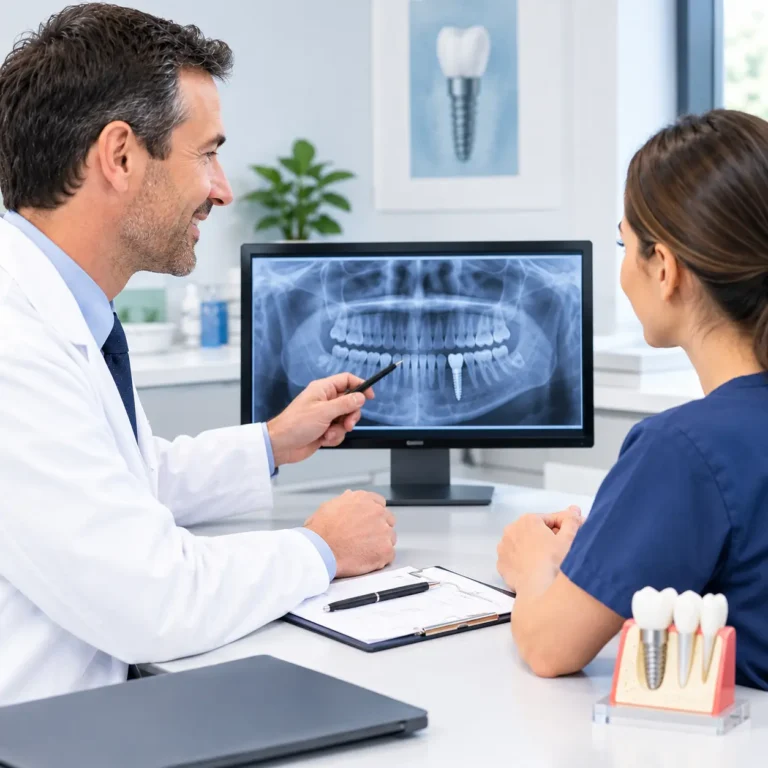 Bromley dental implant consultation with dentist